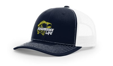 Large Mouth Bass :: Snap Back Trucker Hat :: Locals Mostly – Suwannee Brand