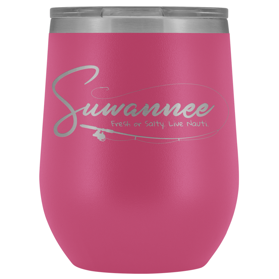 Fresh or Salty Fishing Pole - Wine Tumbler - Suwannee™
