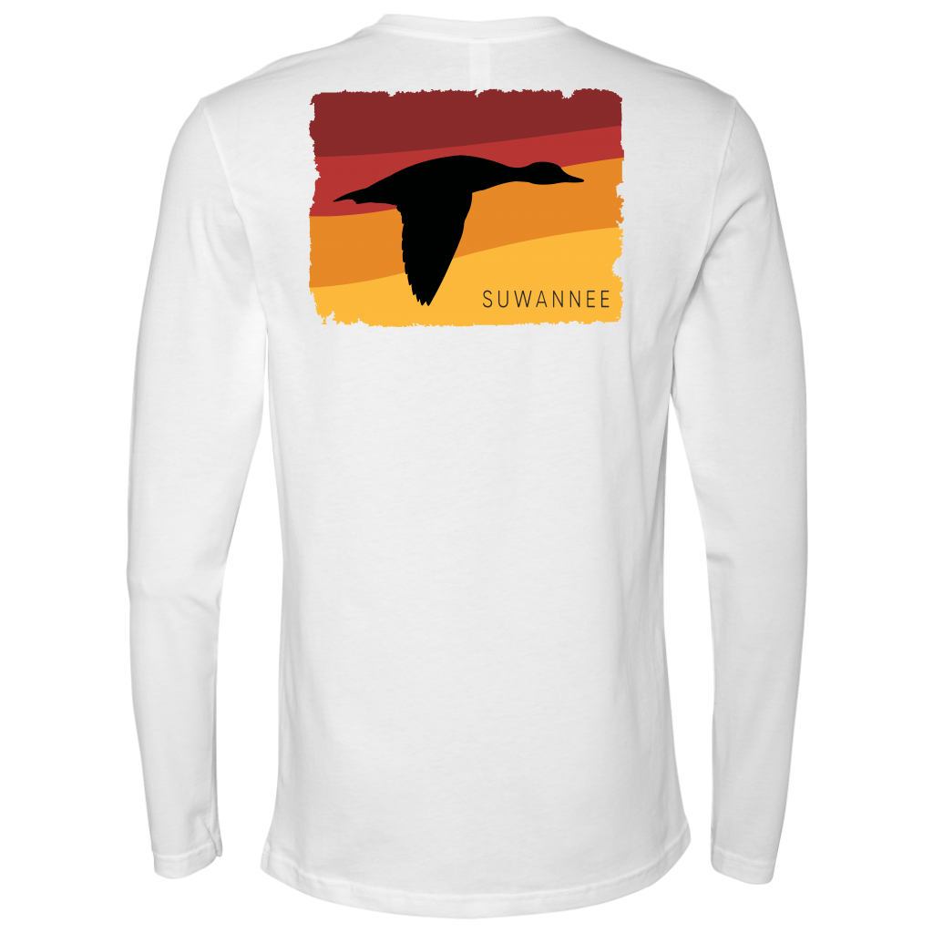 Sunset Duck v1 - Mens Tshirt - SS/LS - Suwannee™