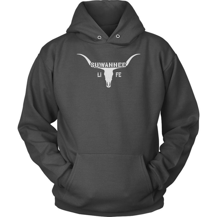 Longhorn Cattle Skull - Unisex Hoodie - Suwannee Life™