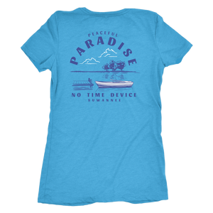 Peaceful Paradise Dock - Womens Tshirt - SS - Suwannee™