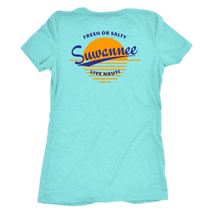 Fresh or Salty Sunset -  Womens Tshirt - SS - Suwannee™