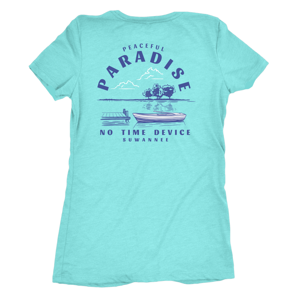 Peaceful Paradise Dock - Womens Tshirt - SS - Suwannee™