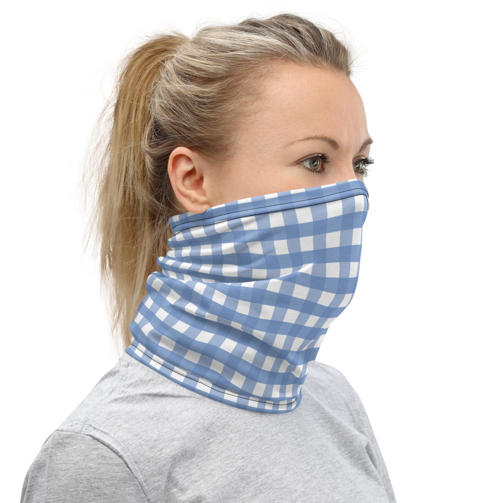 Medium Blue Plaid - Face Mask Cover & Neck Gaiter - Suwannee™