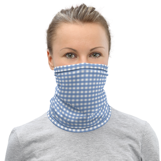 Small Blue Plaid - Face Mask Cover & Neck Gaiter - Suwannee™
