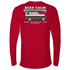 Keep Calm & Paddle On - Mens Unisex Tshirt - LS - Suwannee™