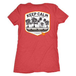 Keep Calm Canoe - Womens Tshirt - SS - Suwannee™