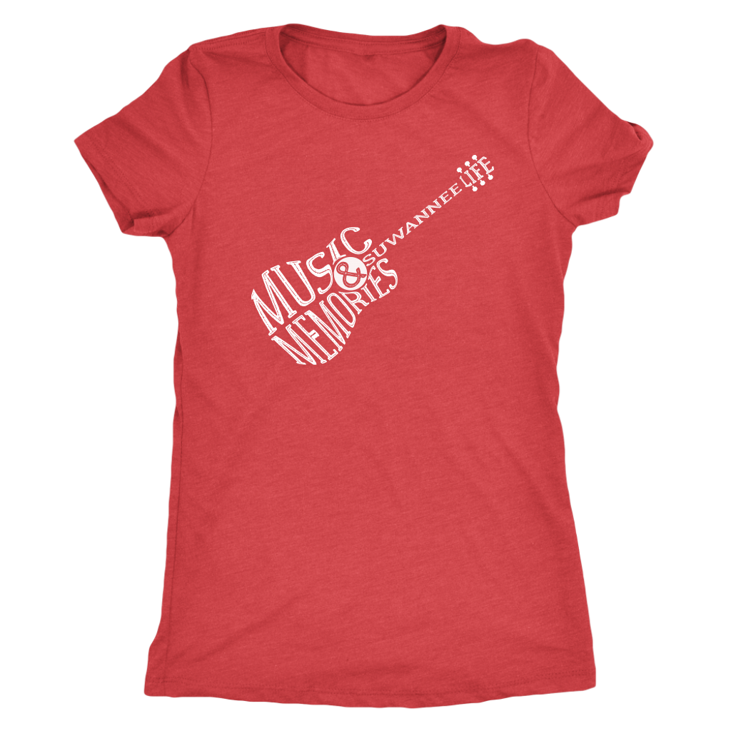 Music & Memories - Womens Tshirt - Suwannee Life™