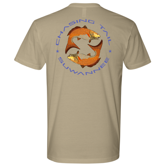 Redfish Chasing Tail - Mens Tshirt - SS/LS - Suwannee™