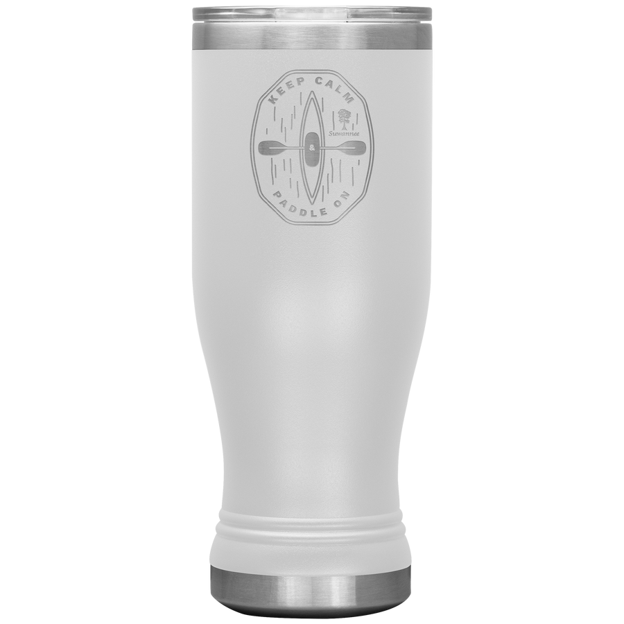 Keep Calm Kayak - Engraved Stainless Steel BOHO Tumbler 20 oz Vacuum Insulated